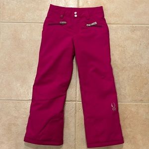 Spyder ski pants size 10